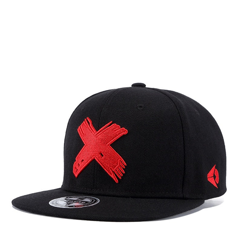 Snapback Cap Baseball Cap / Men Women Rock Style Baseball Hats with Flat Brim / Edgy clothing