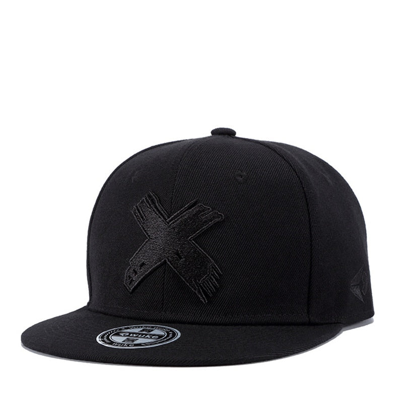 Snapback Cap Baseball Cap / Men Women Rock Style Baseball Hats with Flat Brim / Edgy clothing