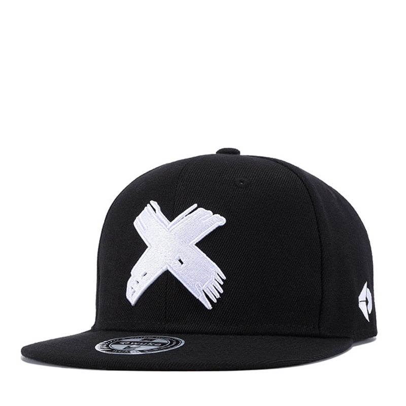 Snapback Cap Baseball Cap / Men Women Rock Style Baseball Hats with Flat Brim / Edgy clothing