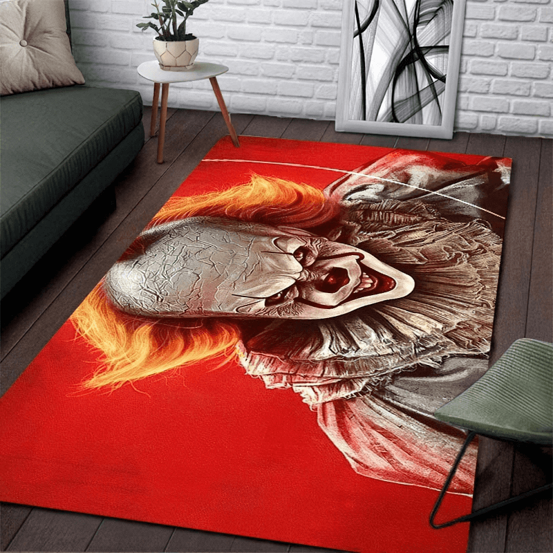 CLEARANCE / Soft Carpets With Horror Movie Characters Print For Home - US
