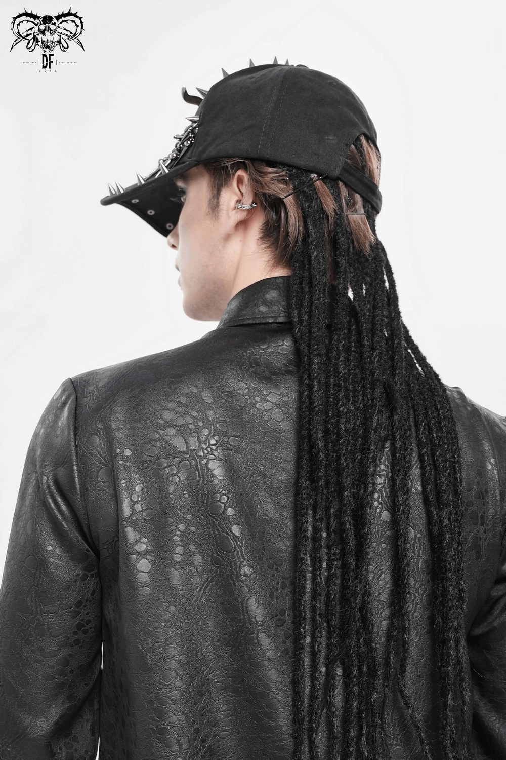 Spiked Bull Skull Chain Gothic Baseball Cap for Rockers