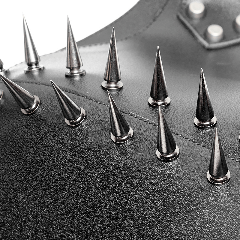 Spiked Shoulder Punk Armor Strap with Metal Buckle