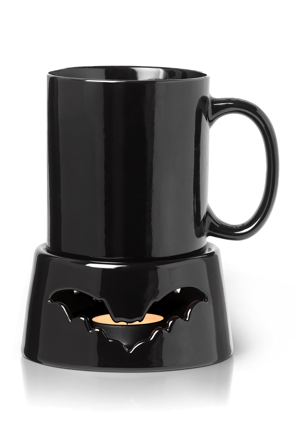 Spooky Bat Mug Warmer and Tea Light Holder Gift