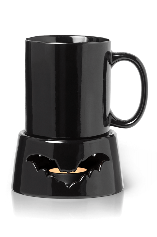 Spooky Bat Mug Warmer and Tea Light Holder Gift