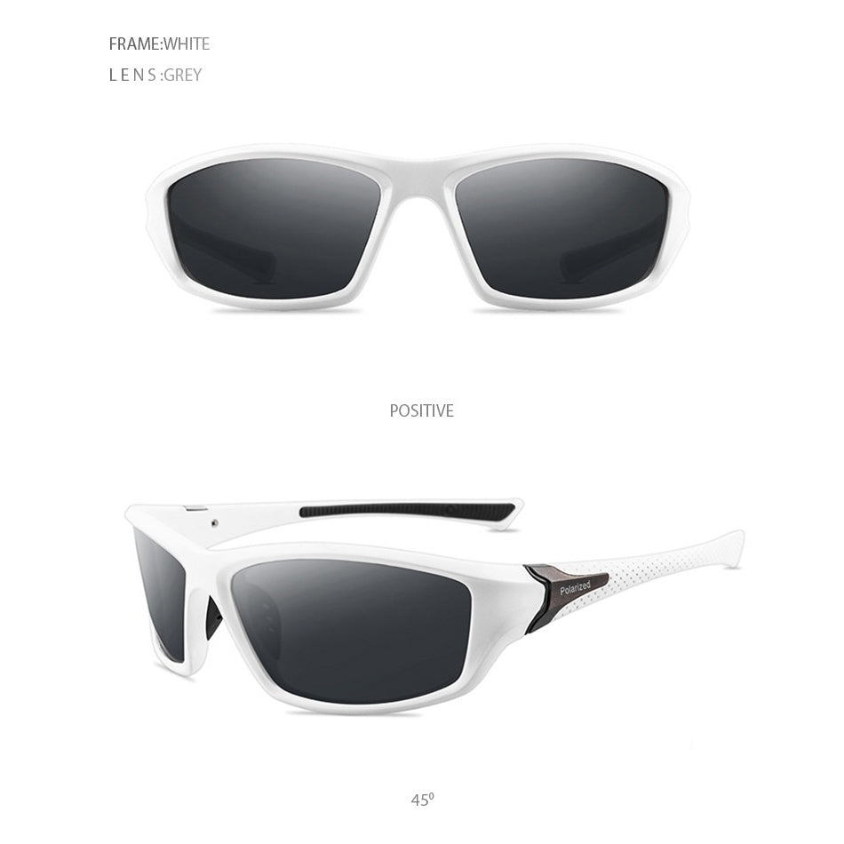 Sport Polarized Sunglasses For Men And Women / Fashion Plastic UV400 Eyewear For Outdoor Activity