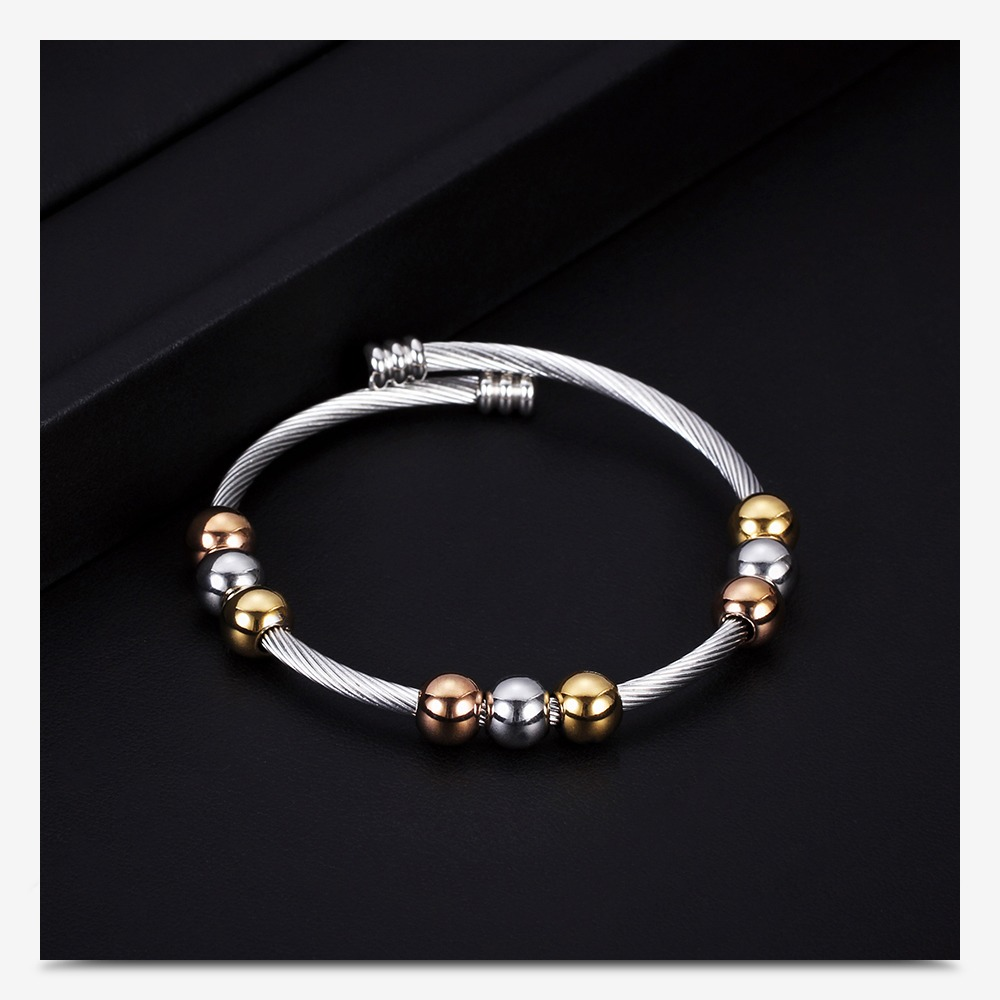 Stainless Steel Bracelet in Gold and Silver Colour / Womens bracelet in Original Style