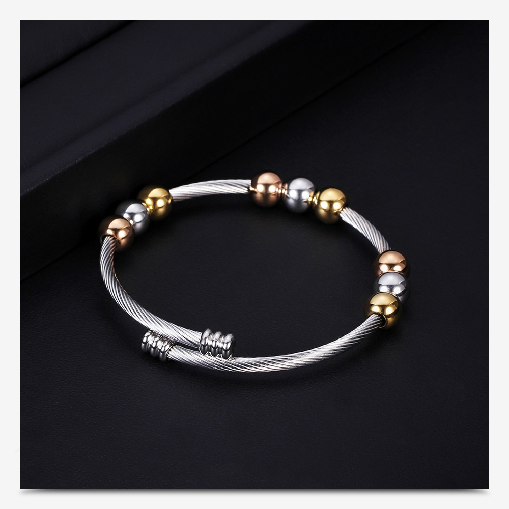 Stainless Steel Bracelet in Gold and Silver Colour / Womens bracelet in Original Style