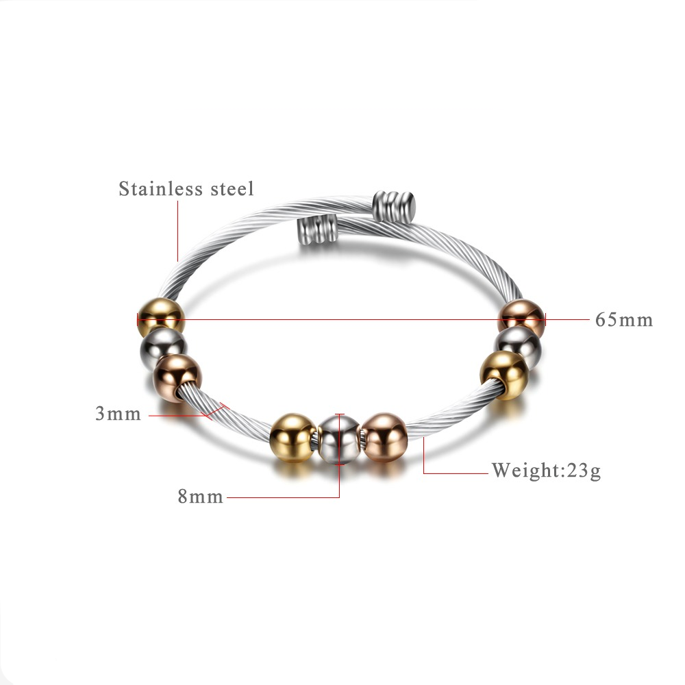 Stainless Steel Bracelet in Gold and Silver Colour / Womens bracelet in Original Style