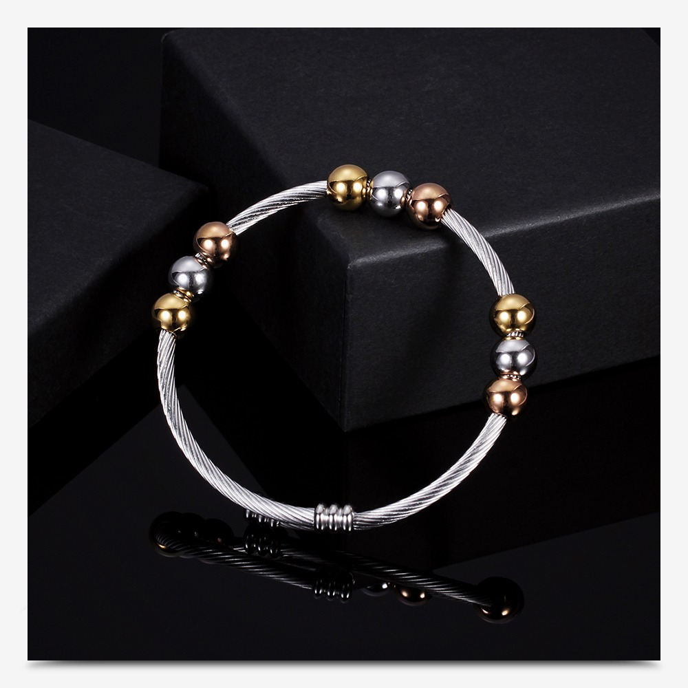 Stainless Steel Bracelet in Gold and Silver Colour / Womens bracelet in Original Style