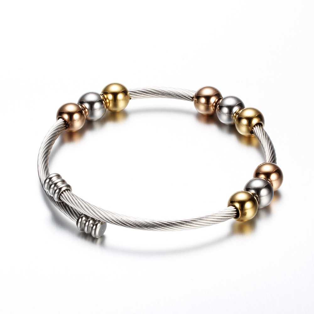 Stainless Steel Bracelet in Gold and Silver Colour / Womens bracelet in Original Style
