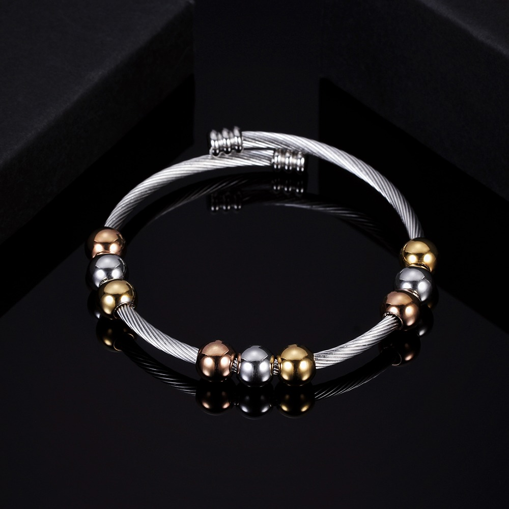 Stainless Steel Bracelet in Gold and Silver Colour / Womens bracelet in Original Style