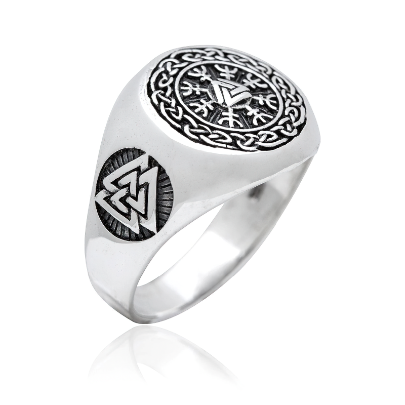 Stainless Steel Ring of Viking Symbol for Men / Fashion Men's Jewelry / Cool Jewelry Gift