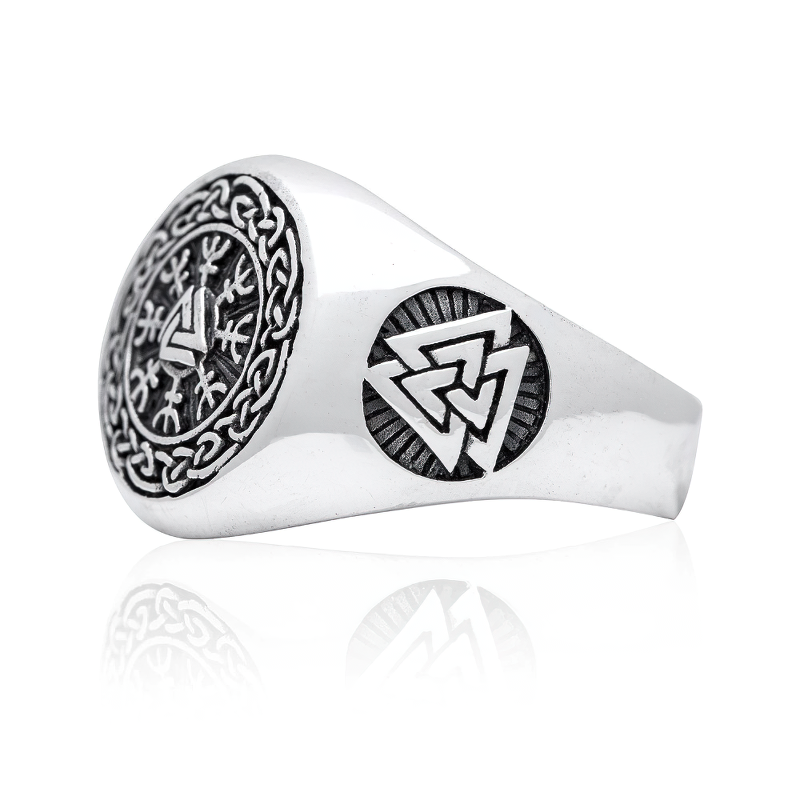 Stainless Steel Ring of Viking Symbol for Men / Fashion Men's Jewelry / Cool Jewelry Gift