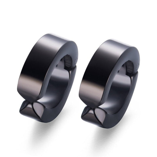 Stainless Steel Stud Earrings / Cool Jewelry Gift for Men and Women in Alternative Fashion