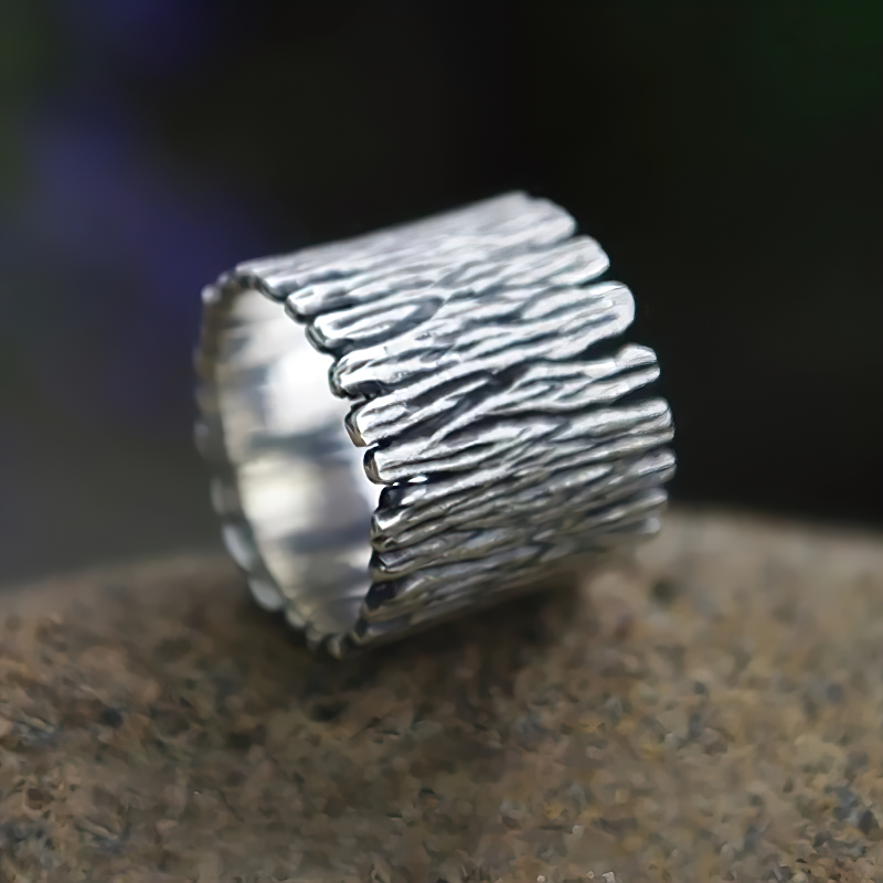 Stainless Steel Talisman Ring / Magic Pagan Rune Jewellery / Unique Jewellery For Men And Women