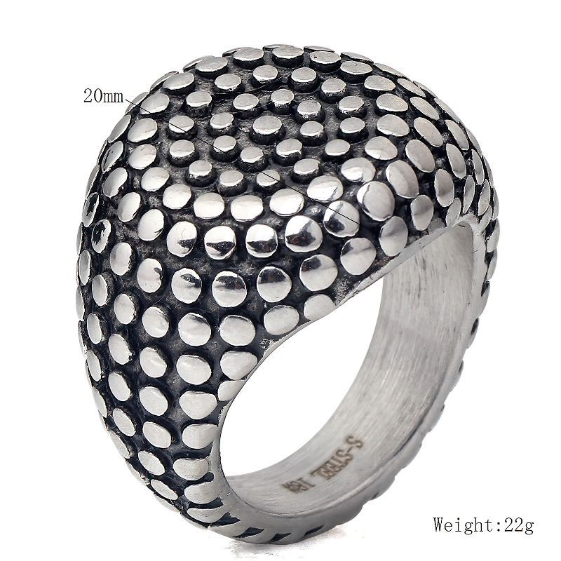 Stainless Steel Unisex Jewelry / Vintage Rings For Men And Women