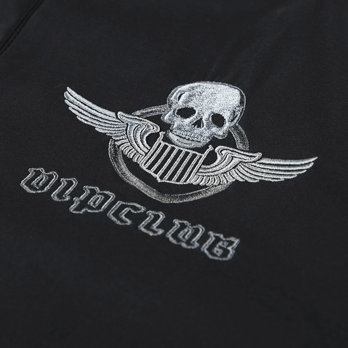 Stand Collar Skull Embroidery Tactical Bomber Jackets / Male Zipper Windbreaker