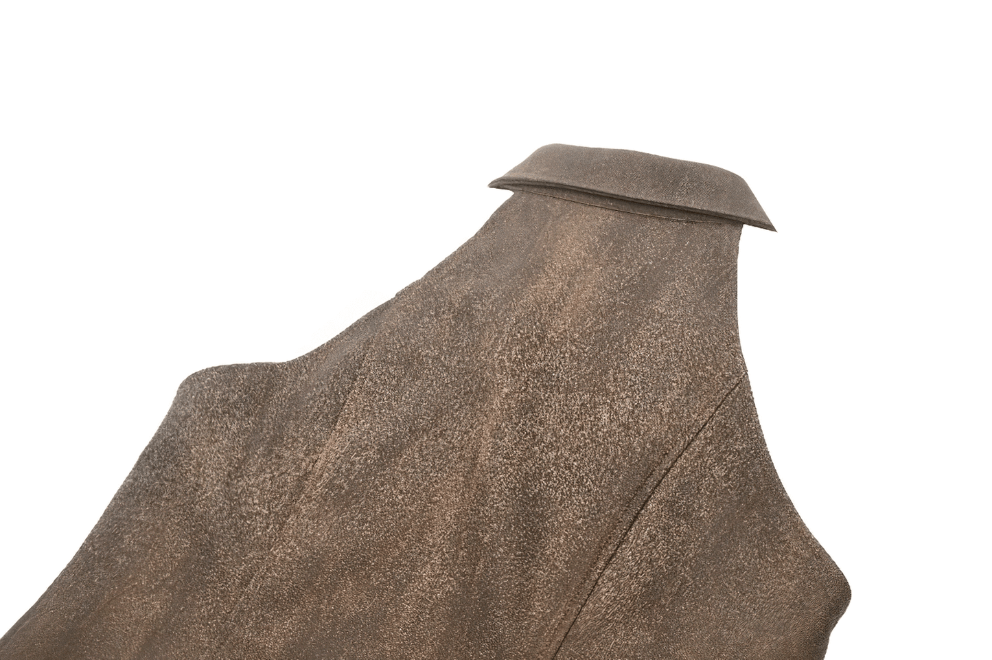 Steampunk Brown Waistcoat with Pockets and Button Closure