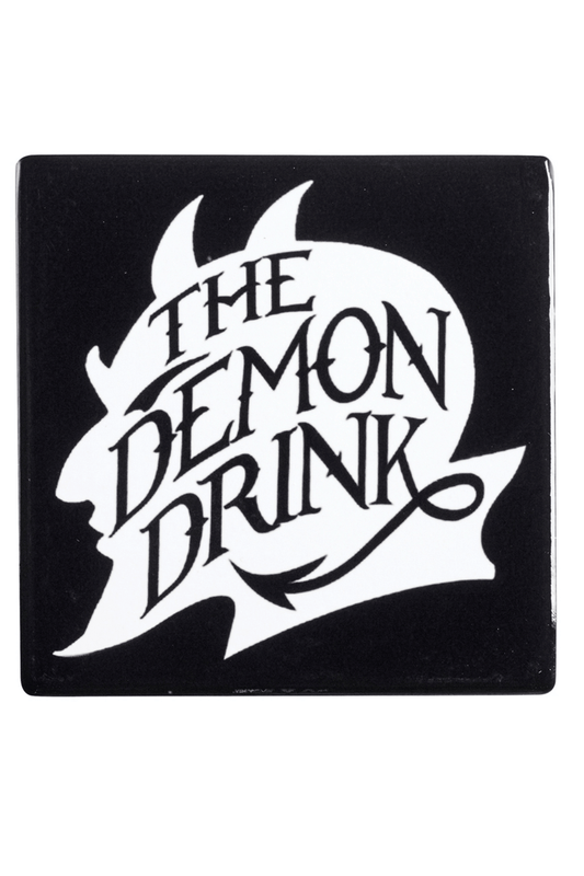 "The Demon Drink" Ceramic Coaster by Alchemy Gothic